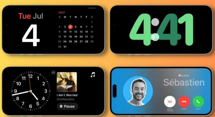 澧县苹果手机维修分享iOS17横屏充电待机显示有什么好处 