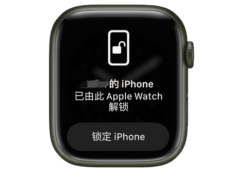 澧县苹果手机维修分享用 AppleWatch 解锁配备面容 ID 的 iPhone方法 