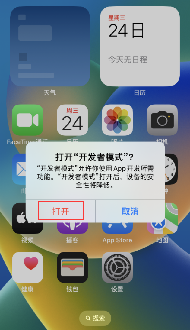 澧县苹果手机维修分享如何打开开发者模式 